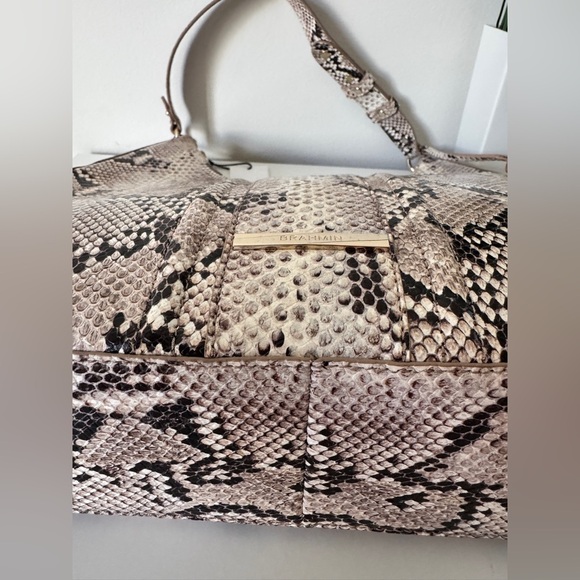 Brahmin Tabitha Beige Sandcastle Leather Shoulder NWT - Picture 6 of 15